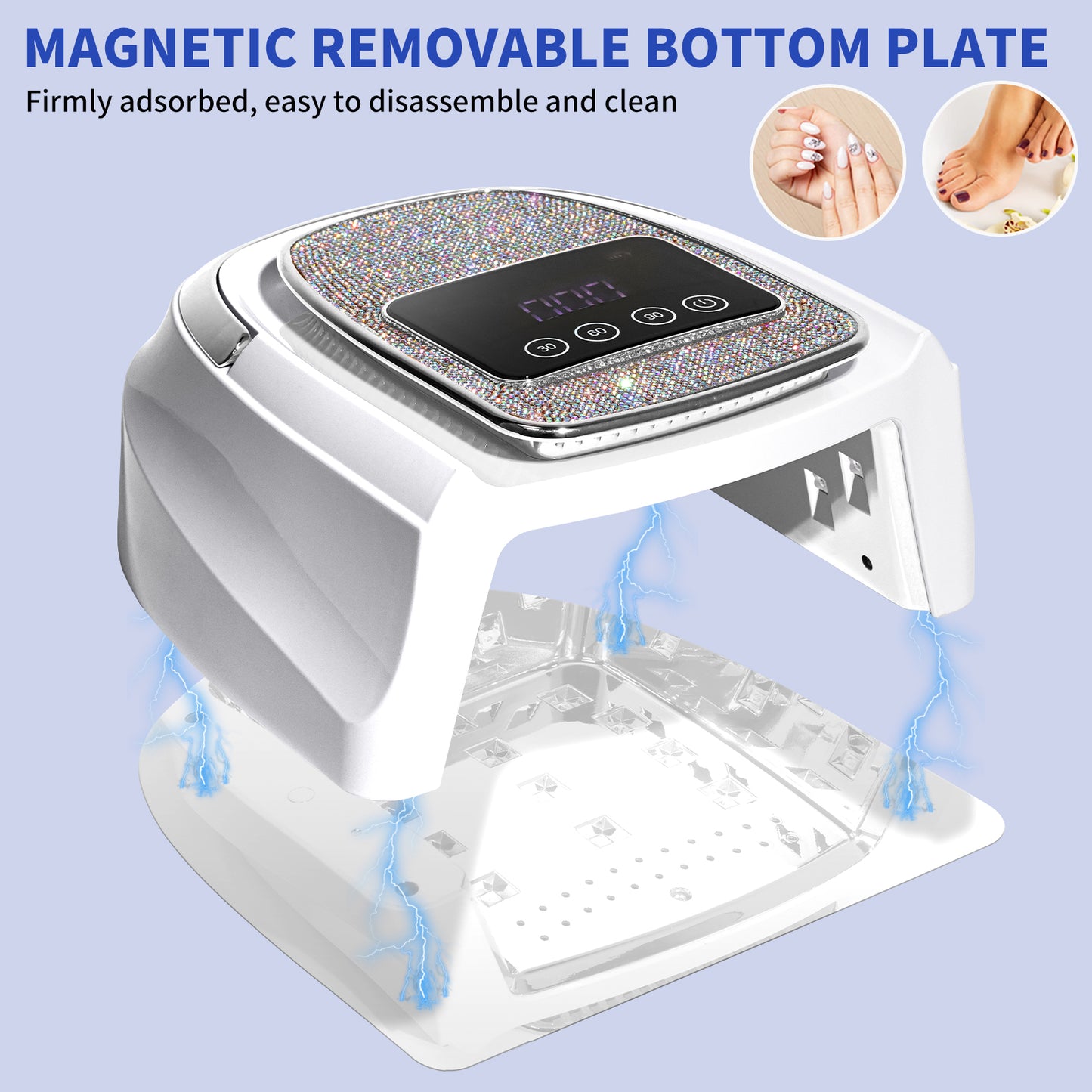 Rechargeable UV LED Nail Lamp Cordless Nail Lamp Beauty dealsniper-net