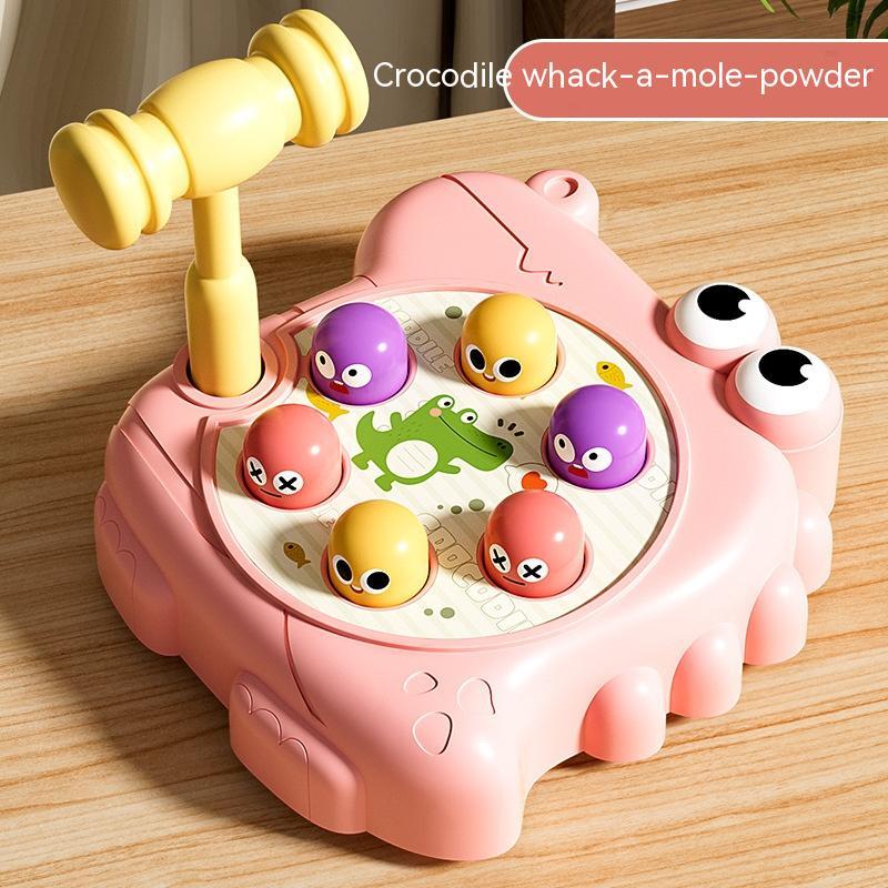 Handheld Crocodile Children's Beating Educational Toys Kids DealSniper.net Pink