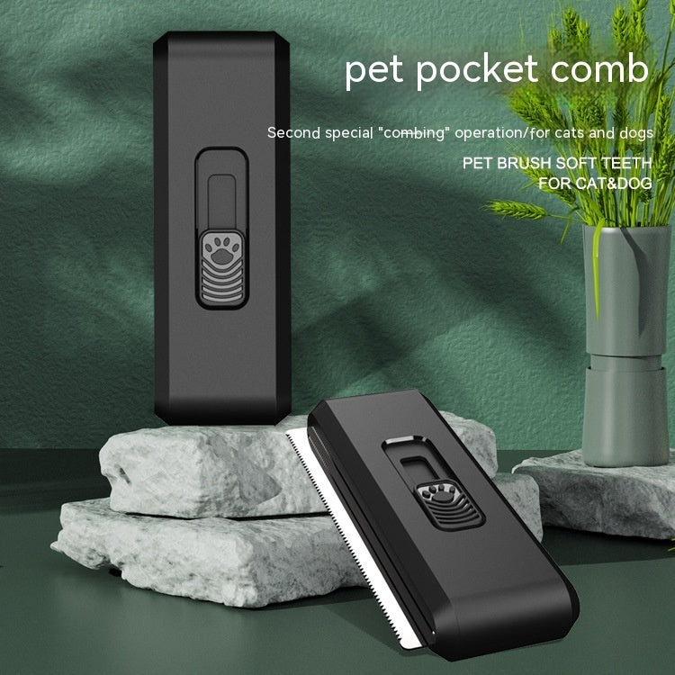 One-Touch Pet Hair Cleaning Comb Except Hair Comb Pets dealsniper-net