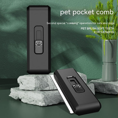 One-Touch Pet Hair Cleaning Comb Except Hair Comb Pets dealsniper-net
