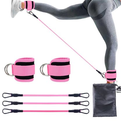 Ankle Strap Resistance Bands Hip Leg Strength Pull Rope Fitness Sports DealSniper.net