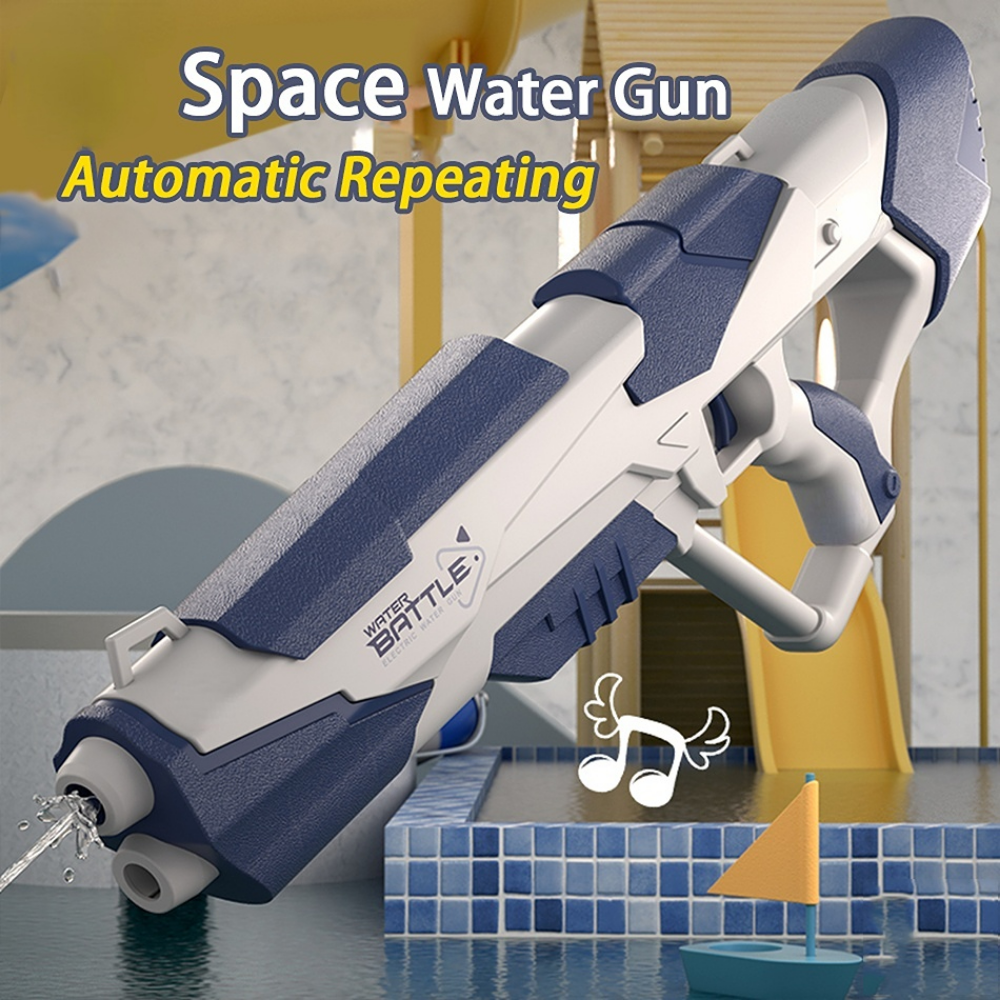Space Water Gun Electric Automatic Toys For Children Kids DealSniper.net Blue USB