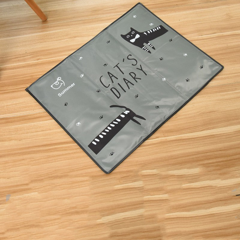 Dog Bite Prevention Mat In Summer Pets Gym From House Grey Cat L