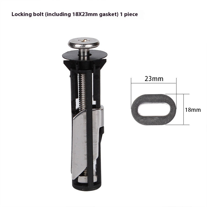 Toilet Lid Fixing Screw Locking 304 Stainless Steel Tools DealSniper.net One Gasket With 18X23mm