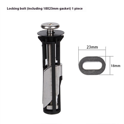 Toilet Lid Fixing Screw Locking 304 Stainless Steel Tools DealSniper.net One Gasket With 18X23mm
