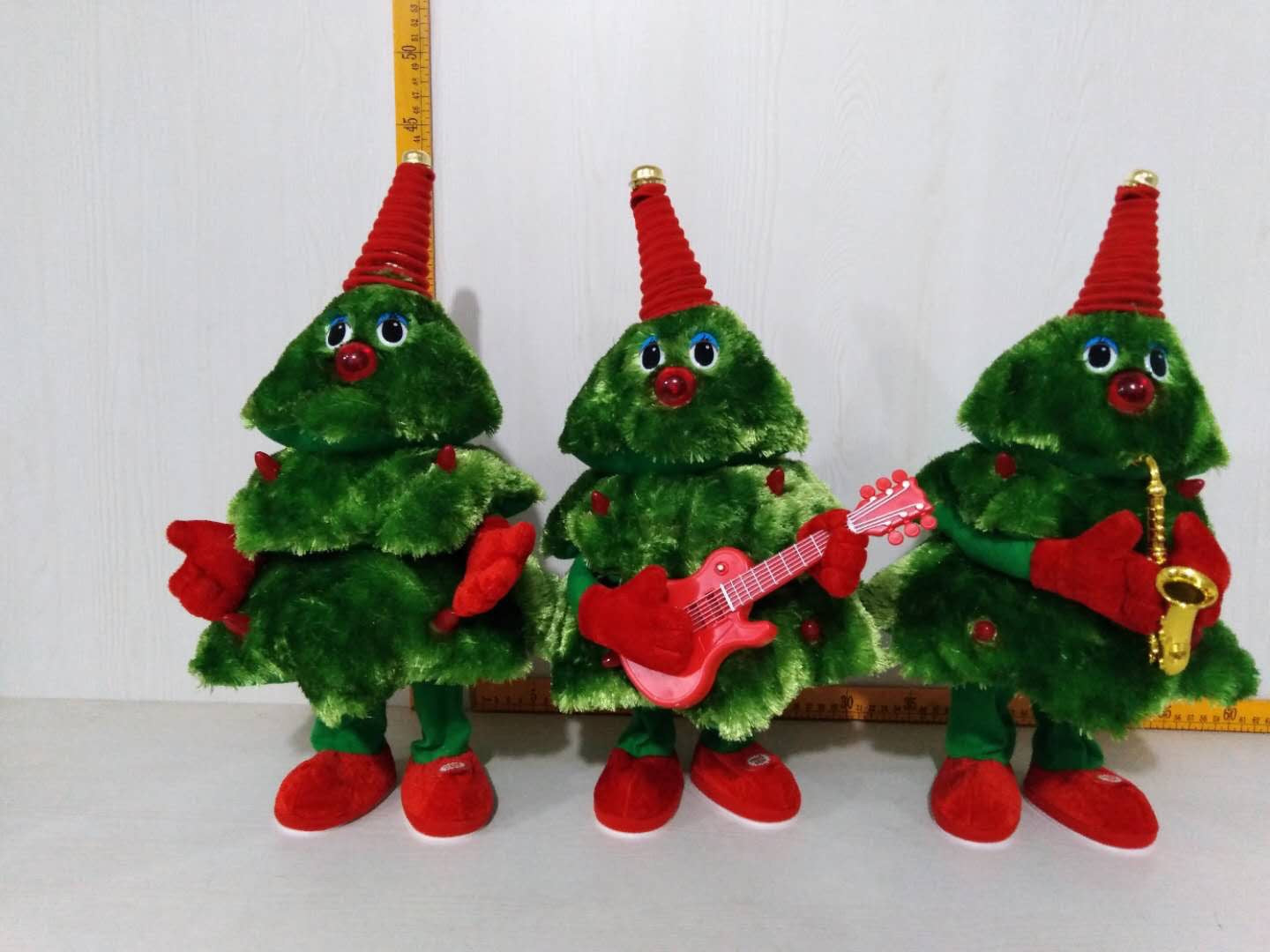 Electric Plush Toy Christmas Tree Can Sing And Dance Electric Toys