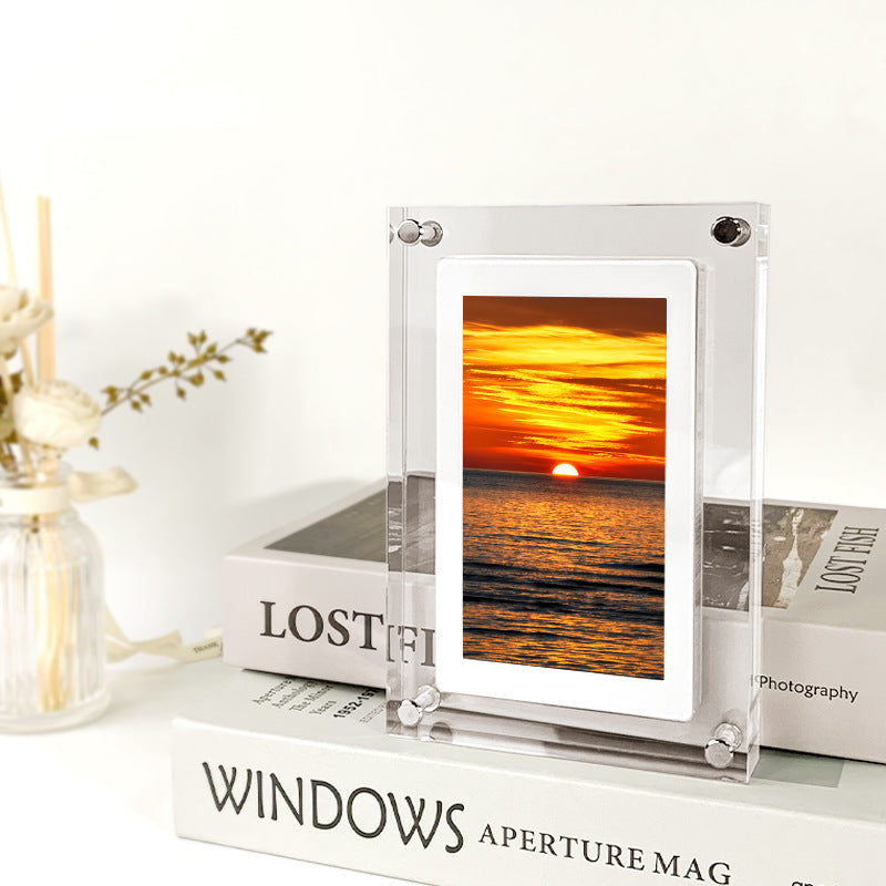 Digital Picture Frame Acrylic Video Player Digital Photo Frame Vertical Deals dealsniper-net