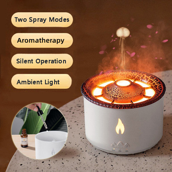New Creative Ultrasonic Essential Oil Humidifier Volcano Home dealsniper-net