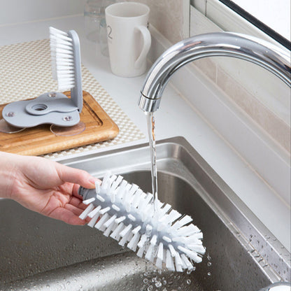 360° Glass Cup Brush Cleaner Washer with Suction Cups Kitchen dealsniper-net