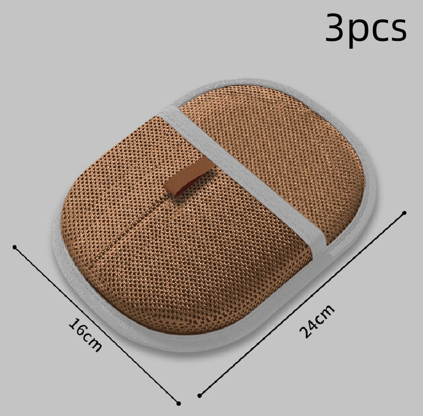 Pet Hair Remover Mitt Pet Hair Remover Gloves House DealSniper.net Light Brown 3PCS