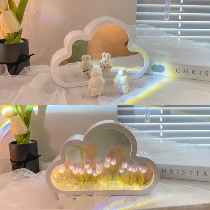 Tulip Night Lamp Material Cloud Tulips Night Lamp Decorative Gifts