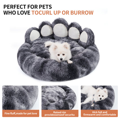 Cute Dog Bear Paw Shape Dog Bed, Dog Beds & Furniture Pets dealsniper-net