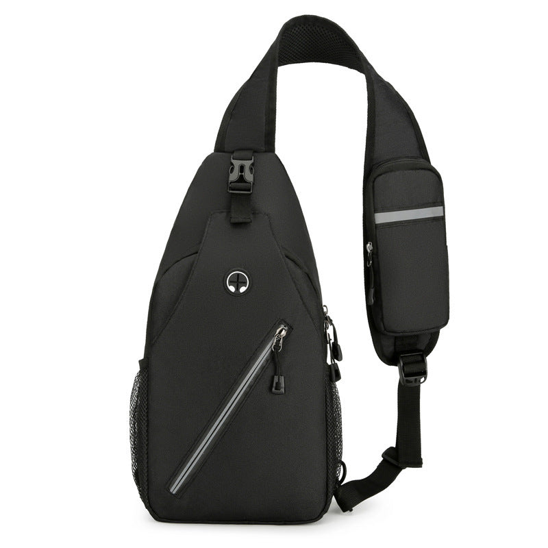 New Multifunctional Men's Shoulder Crossbody Bag Men DealSniper.net Black