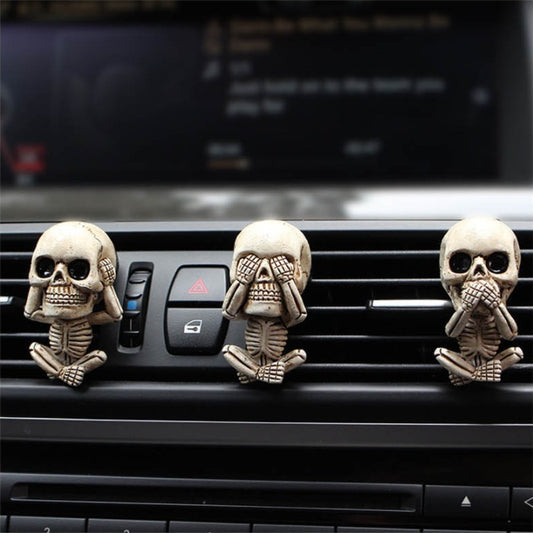 Creative Car Do Strange Skull Aromatherapy Stick Vehicle Gym From House