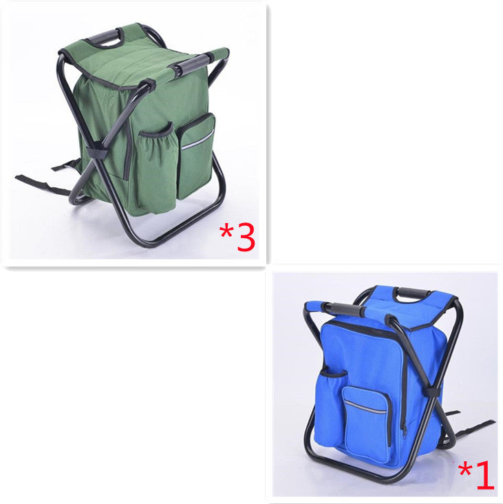 Multifunction Outdoor Folding Chair Ice Cooler Picnic Bags Camping