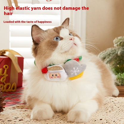 Pets Christmas Collar Stretch Ornament Pet Pets Gym From House