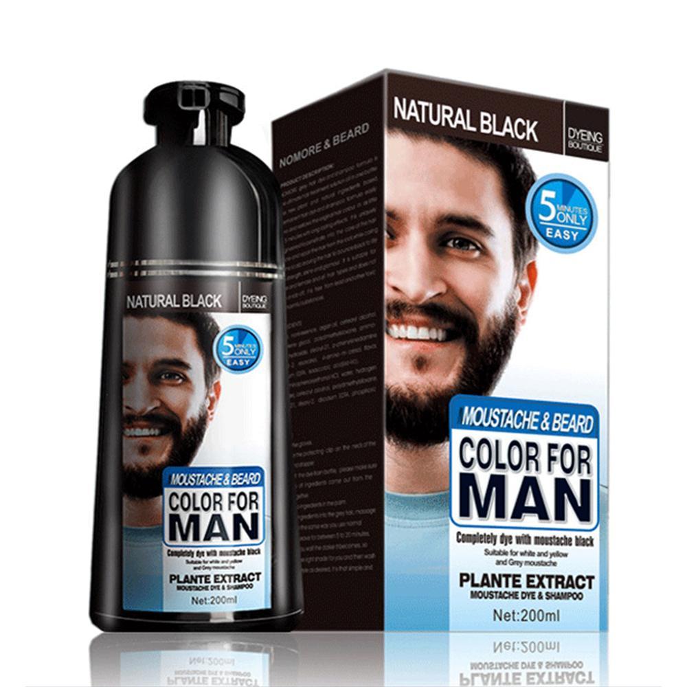 Beard Hair Color Shampoo For Men