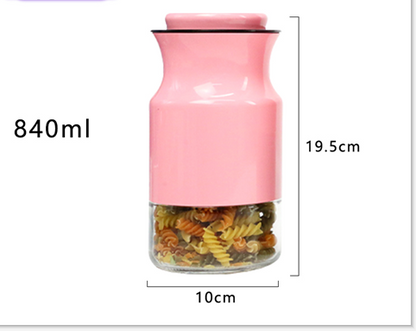 Glass Oil Bottle Stainless Steel Color Kitchen Seasoning Bottle Kitchen dealsniper-net N