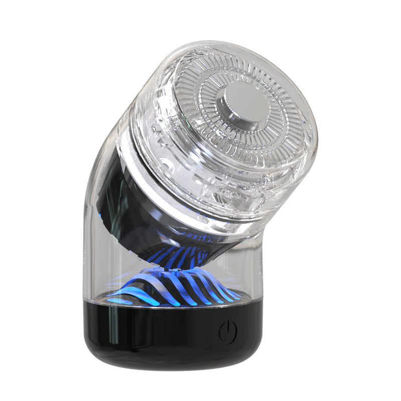 Transparent Electric Fully Washable Portable Shaver Men DealSniper.net Elbow Black