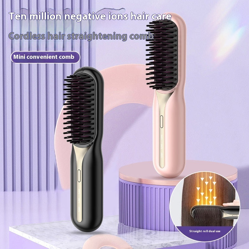 Home Straight Comb Wireless Charging Hair Straighteners Beauty dealsniper-net