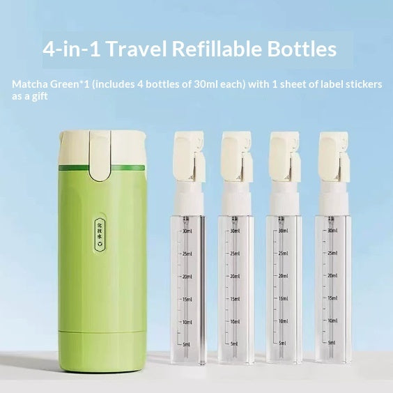 4 In 1 Travel Dispenser Portable Travel Bottles Leak Proof Leakproof Travel Outdoor Gym From House