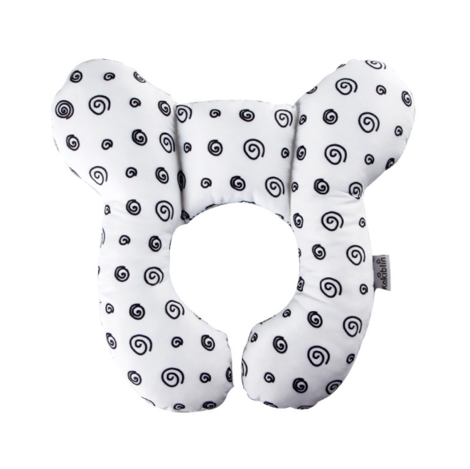 Infant Pillow Baby Bed U-Shaped Safety Seat Neck Guard Fixed Stereotyped Stroller Pillow Kids DealSniper.net Snails OPP