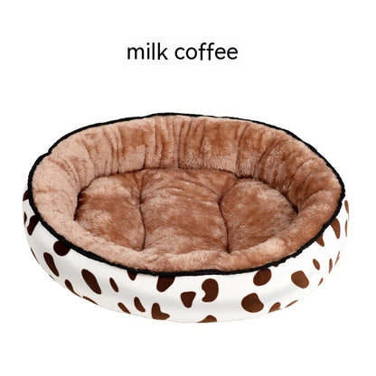 Four Seasons Universal Cat Nest For Deep Sleep Pets dealsniper-net Cow Coffee L