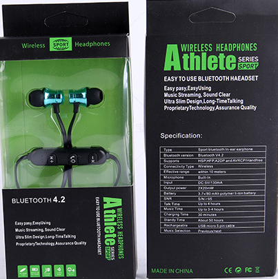 Bluetooth Headset Magnetic Movement Anti-lost Neck Hanger Electronics DealSniper.net Blue C