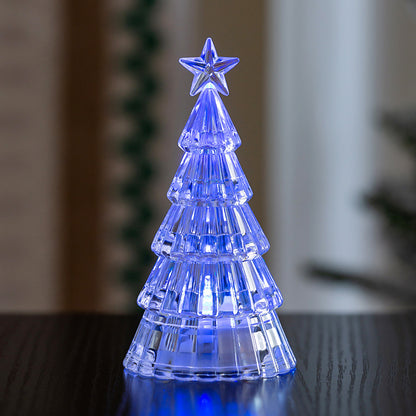 Christmas Decorations Mini Luminous Crystal Christmas Tree Home Decor DealSniper.net Large transparent lanterns