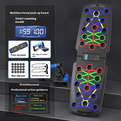 Home Multifunctional Push Up Training Board Sports DealSniper.net Thirty Counts And Pulling Rope
