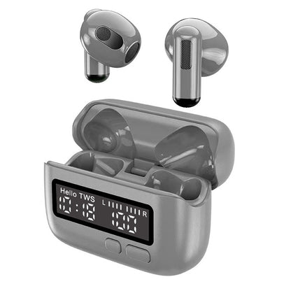 BPG Portable Wireless Bluetooth Headset Digital Display Clock Electronics dealsniper-net Space Gray