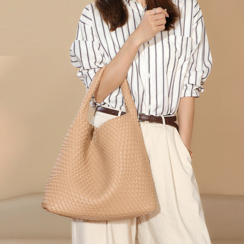 Fashion Casual Large Capacity Hand-woven Bag Women Women dealsniper-net