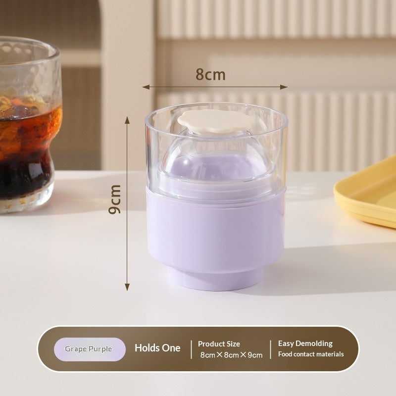 Practical 6cm Ice Ball Mold Plastic Quick-freezing Ice Sphere Mold Kitchen DealSniper.net Grape Purple