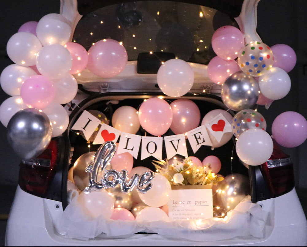 Car Trunk Surprise Arrangement Set Child Girlfriend Birthday