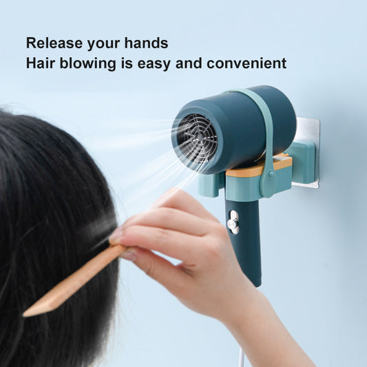 Hair Dryer Rack Toilet Wall-mounted Punch-free Woundable House dealsniper-net