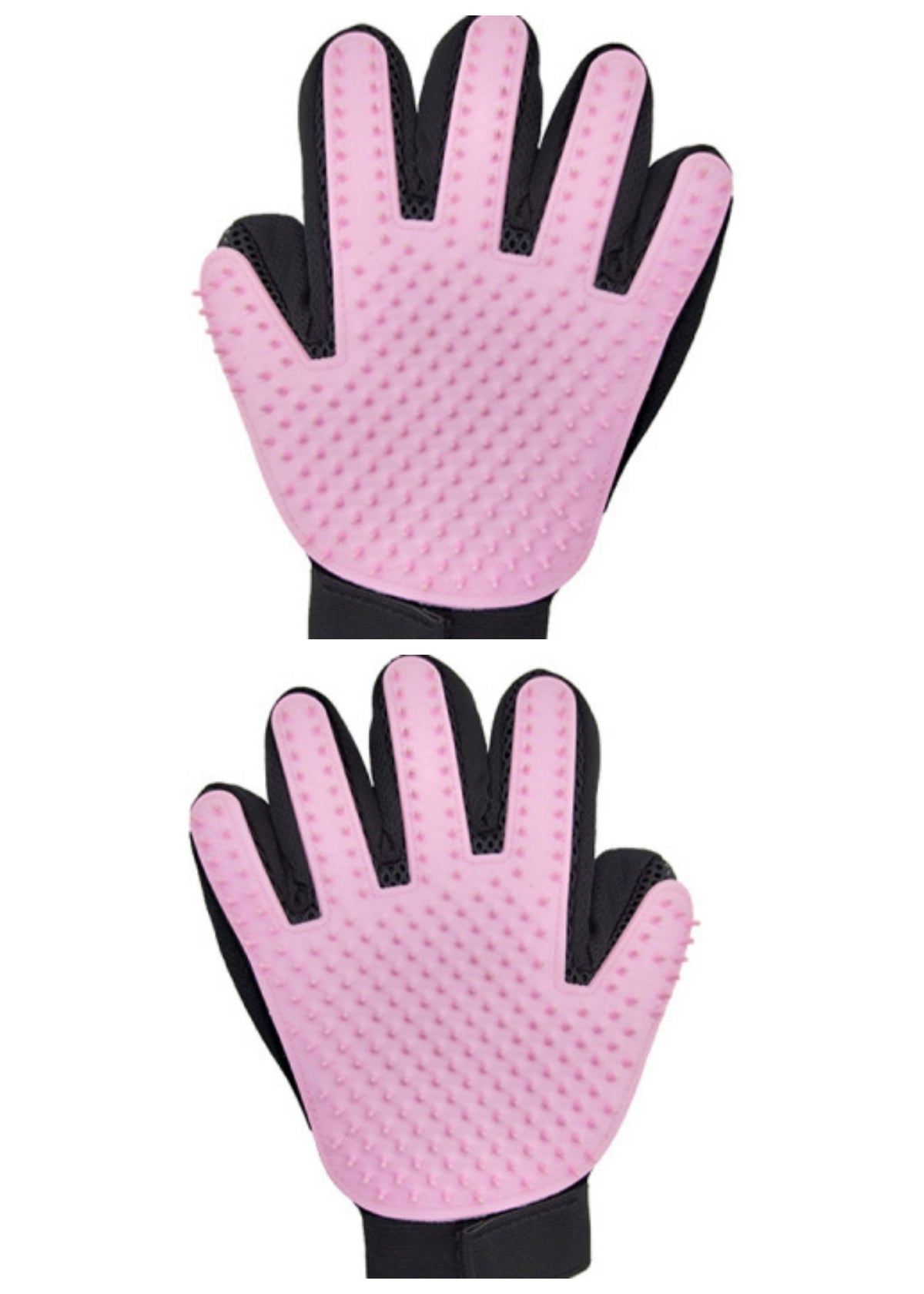 Pet Gloves Cat Petting Gloves Float Hair Cleaning Comb Pets DealSniper.net 1pair Pink XKST