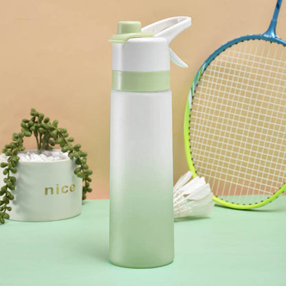 Spray Water Bottle For Girls Outdoor Sport Fitness Water Cup Kitchen dealsniper-net PCgreen