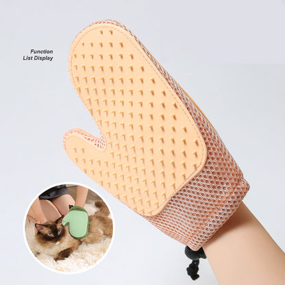 Comb 2-in-1 Floating Hair Removal Pet Gloves Pets Gym From House