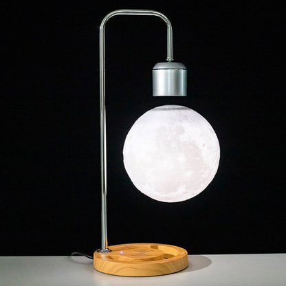 Office And Home Suspended Decoration Gift Night Light Home Decor DealSniper.net With wireless charger EU C