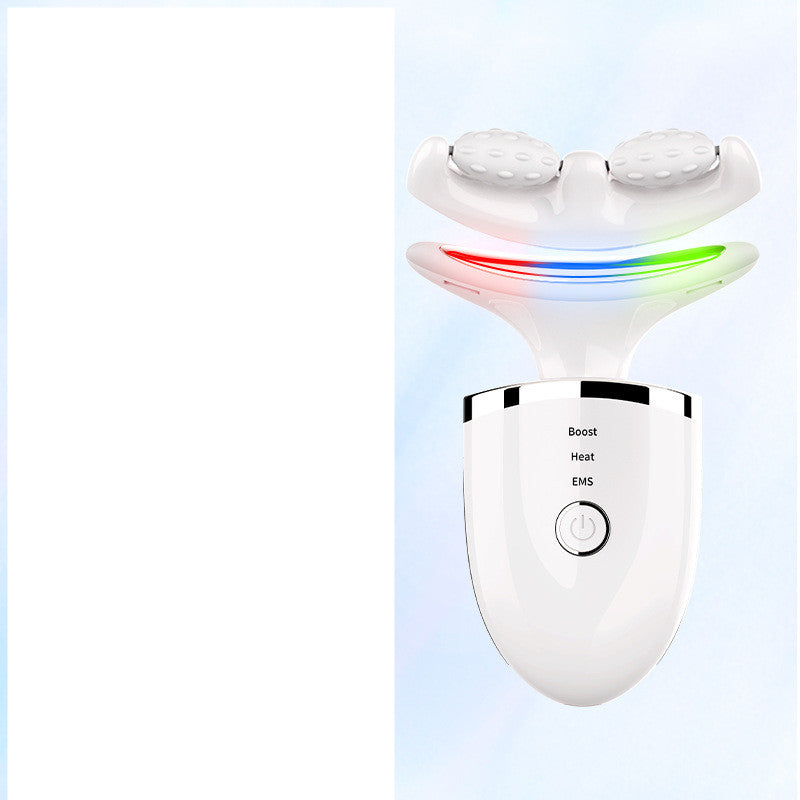 IPL Removal Wrinkle Lift Heating Into The Neck Beauty Device Beauty dealsniper-net White with massage head USB