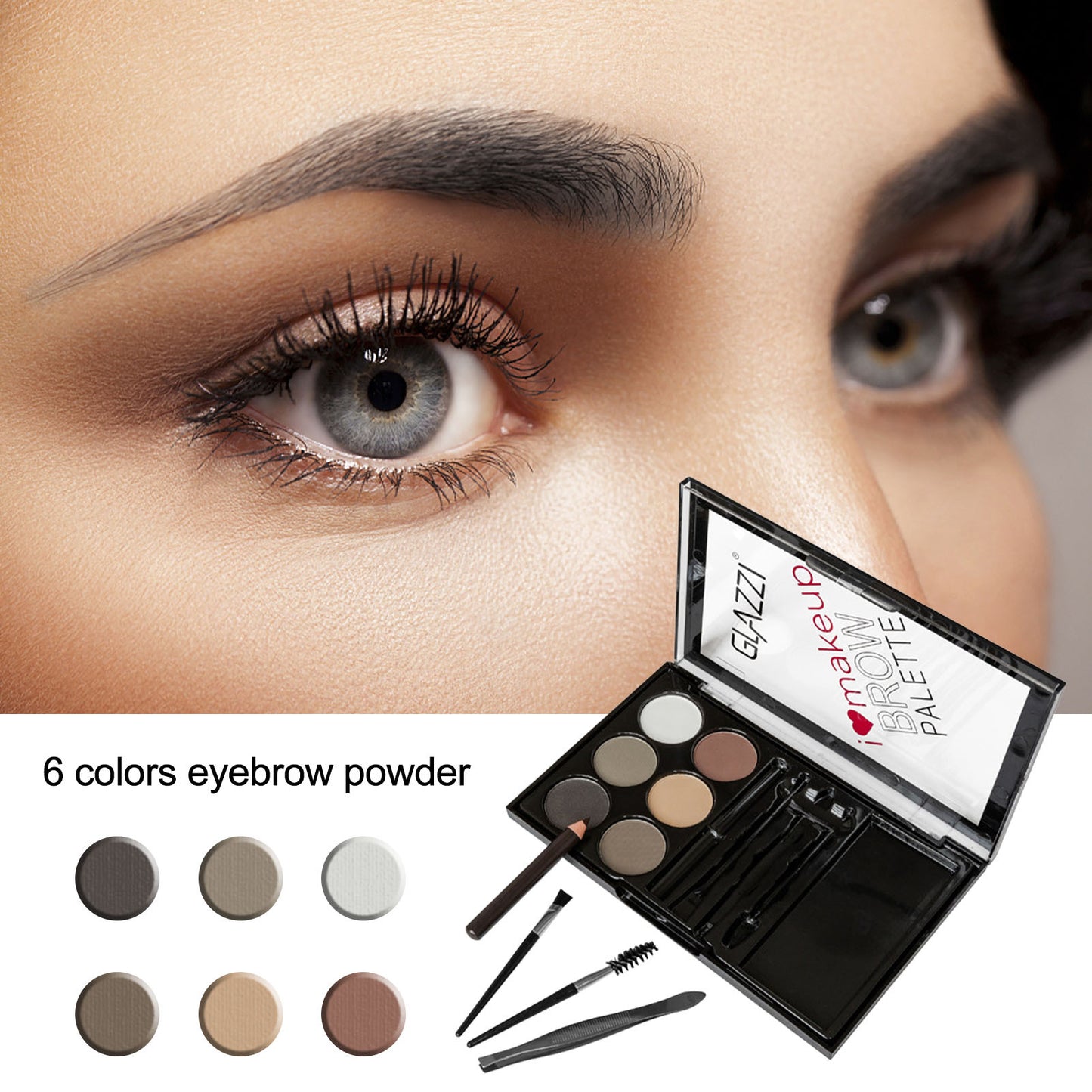 Natural Brown Eyebrow Powder Palette Eye Contour Enhancers Beauty DealSniper.net