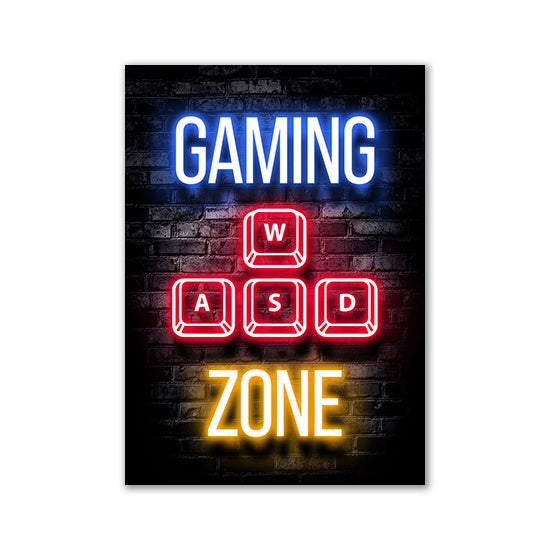 Nordic Neon Advertising Game Canvas Core