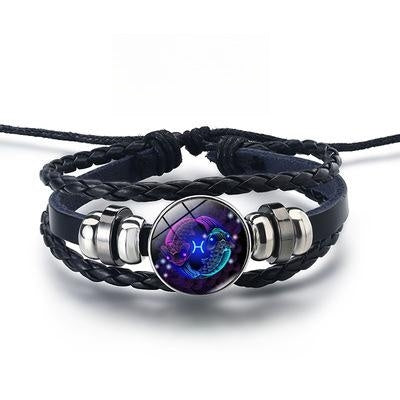 12 Constellations Luminous Bracelet Fashion Nightlight Jewelry Gym From House Pisces