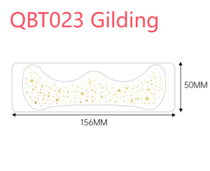 Gilding Freckle Tattoo Sticker Gilding Glitter Stickers Waterproof Beauty DealSniper.net QBT023 Gilding 156X50MM 1PCS