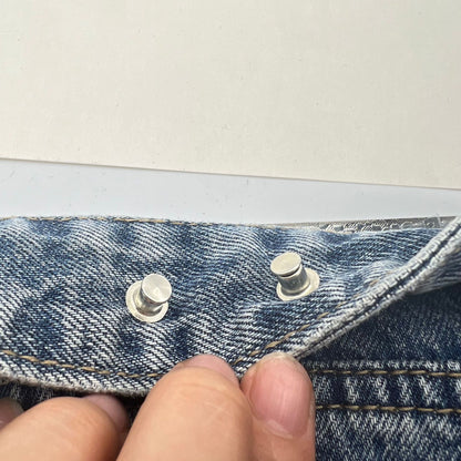 Adjustable Waist Jeans Waist-tight Artifact Button Women DealSniper.net