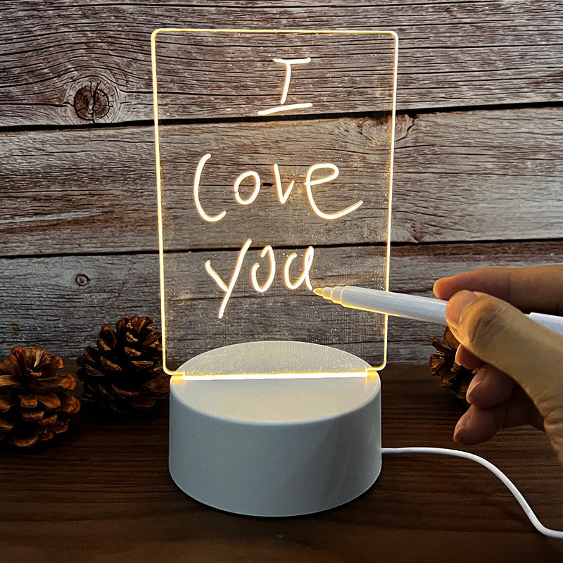 Transparent Luminous Acrylic Desktop Tablet Home Decor Gym From House