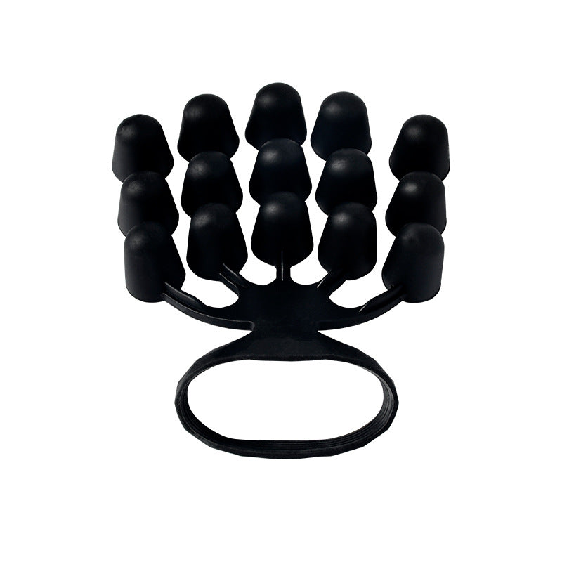 Silicone Wrist Tension Device Finger Exercise Training Device Finger Sports Gym From House Black