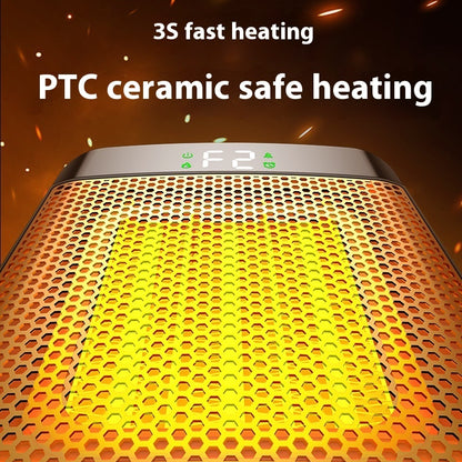 Fan Heater 3D Dynamic Flame Bathroom Home Heater Gadgets DealSniper.net