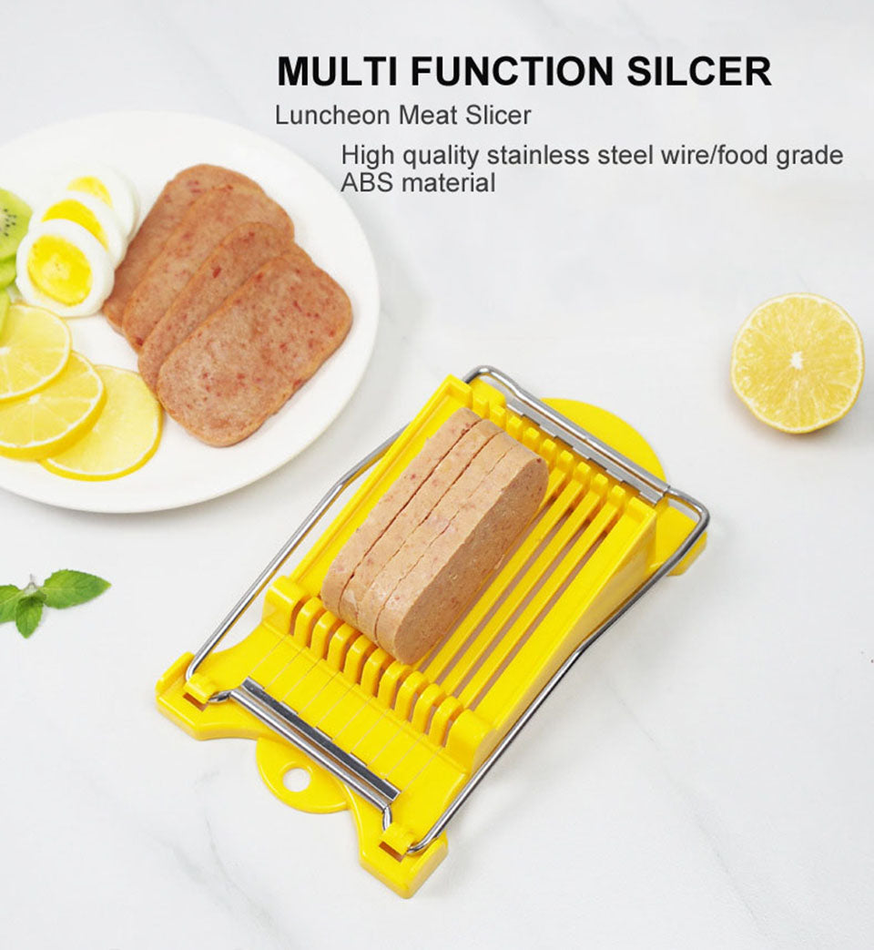 Lunch Meat Slicer 10 Stainless Steel Wires Slicer Food Cutter Kitchen Gym From House