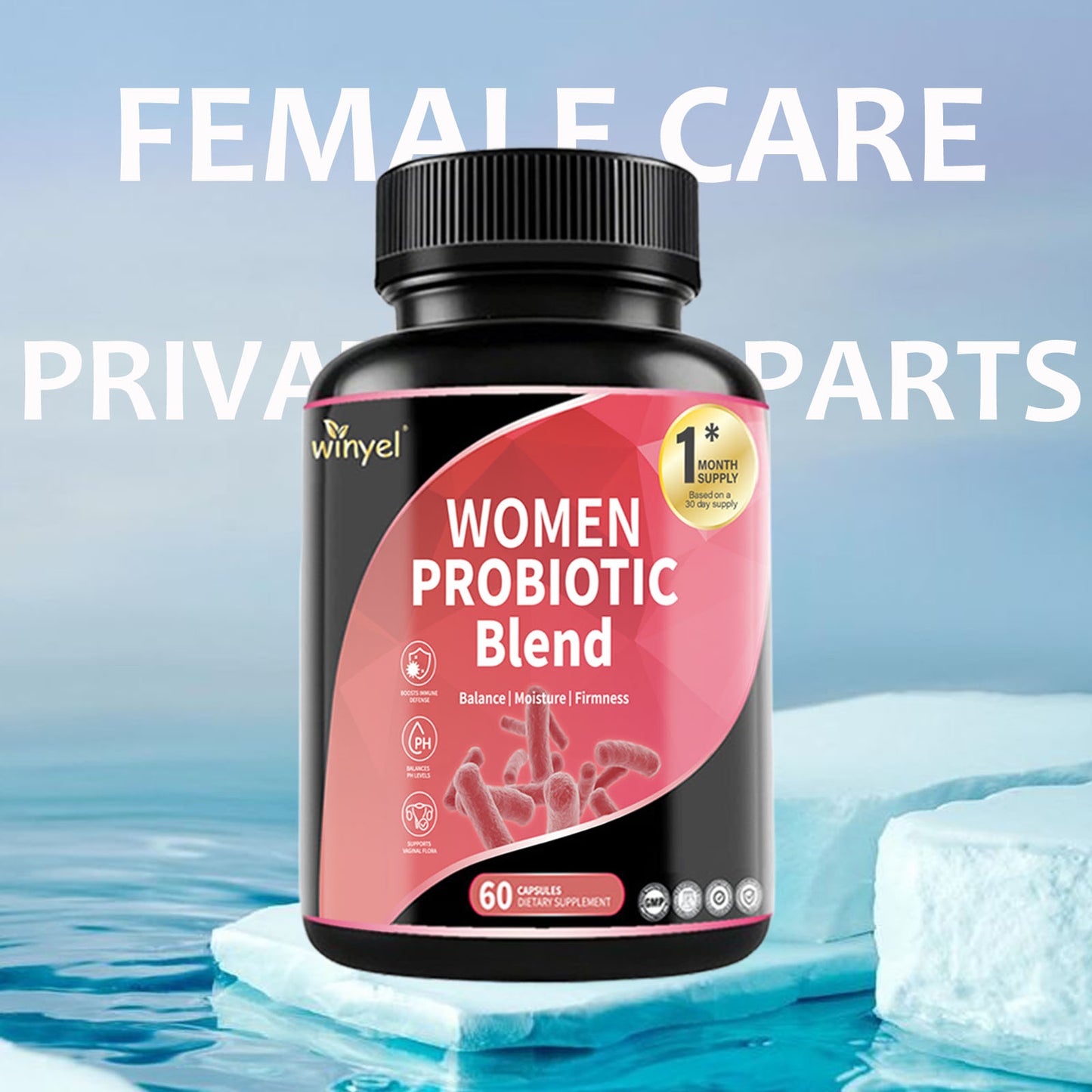 Women's Probiotics For Women PH Balance With Prebiotics Beauty Gym From House